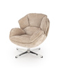 Fotel jednoosobowy obrotowy Guido beżowy