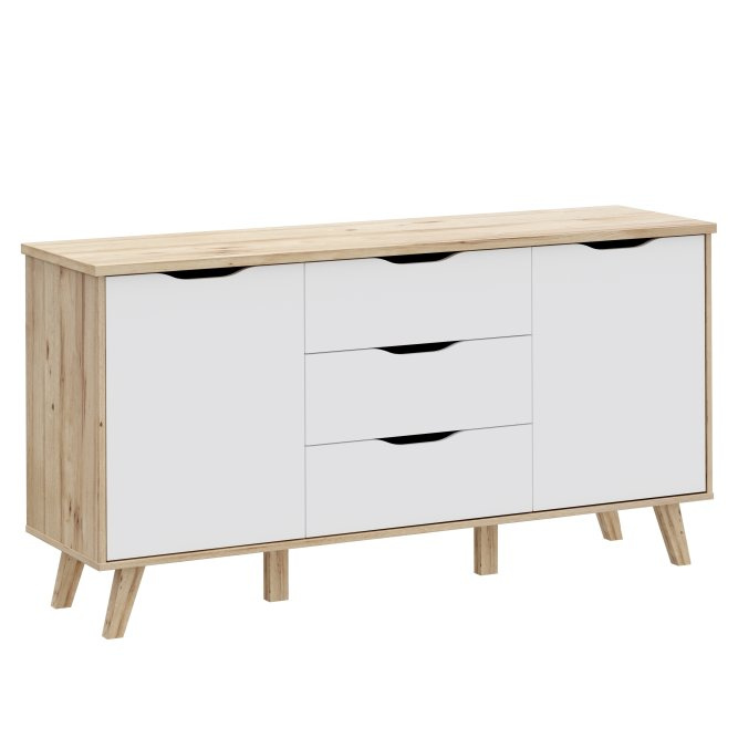 Komoda 150 cm na nóżkach do salonu VANKKA Forte