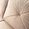 Sofa trzyosobowa na nóżkach beżowa rozkładana nowoczesna Monako II