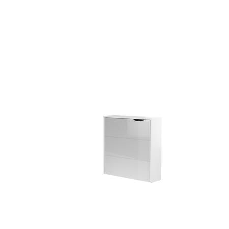 Biurko składane lewe Work Concept biały połysk