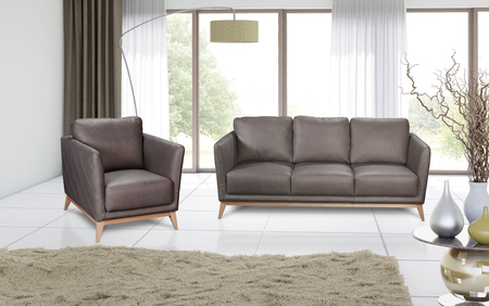Sofa trzyosobowa na nóżkach Volta 3 Feniks