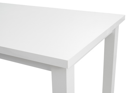 Zestaw stół rozkładany z 6 krzesłami prostokątny biały Susanita.