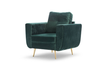 Fotel jednoosobowy wypoczynkowy na nóżkach Skandynawia