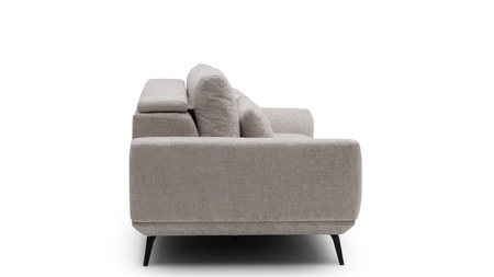 Nowoczesna sofa 3-osobowa na nóżkach z funkcją wysuwanego siedziska Misty Wajnert