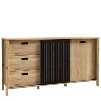 Komoda na nóżkach z szufladami do salonu w stylu loft Jytana Forte