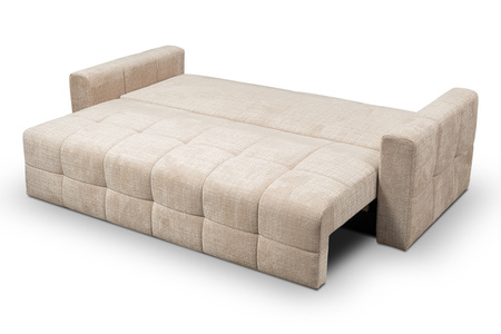 Kanapa sofa trzyosobowa rozkładana beżowa Cremona