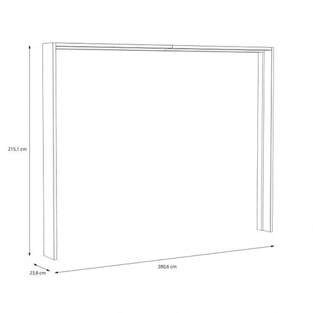 Listwa okalająca do szafy Bellevue