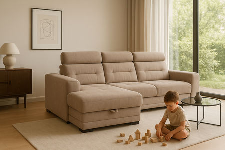 Narożnik modułowy z funkcją spania ruchomymi zagłówkami Costa MP Nidzica