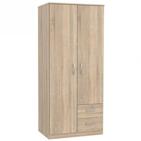 Szafa uchylna dwudrzwiowa z szufladami do przedpokoju Niko Forte
