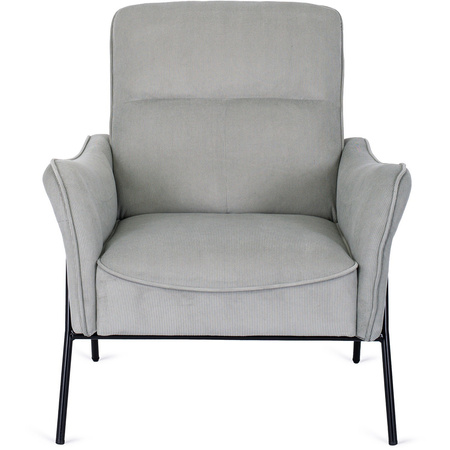 Fotel wypoczynkowy nowoczesny na nóżkach tapicerowany