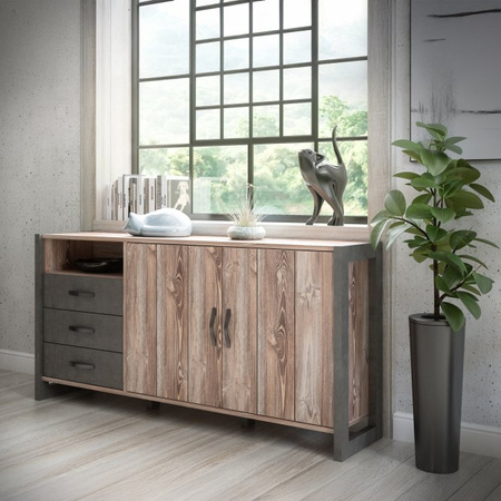 Komoda na nóżkach do salonu Note Forte