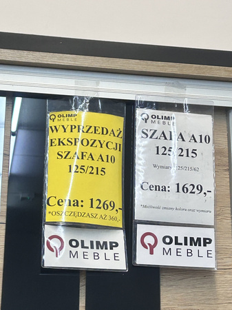 Szafa przesuwna z lustrem A10