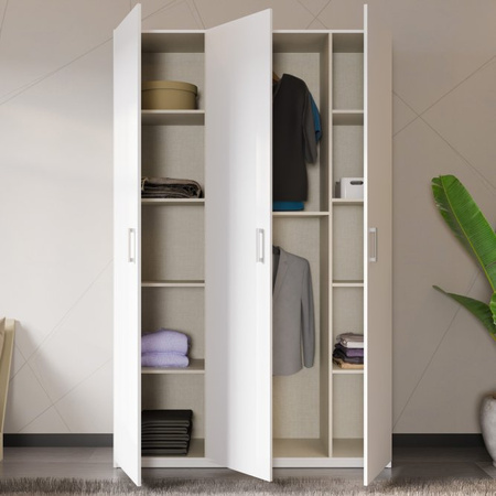 Szafa ubraniowa uchylna 130 cm biała Home Nook Forte 