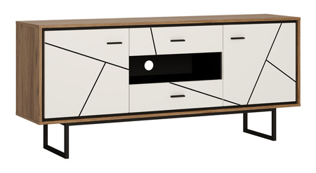 Komoda RTV z szufladami pod telewizor do salonu Brolo Meble Wójcik