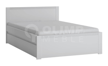 Łóżko z szufladą 120x200 do pokoju młodzieżowego białe Novi Meble Wójcik