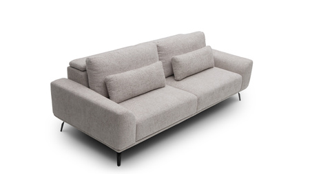 Nowoczesna sofa 3-osobowa na nóżkach z funkcją wysuwanego siedziska Misty Wajnert
