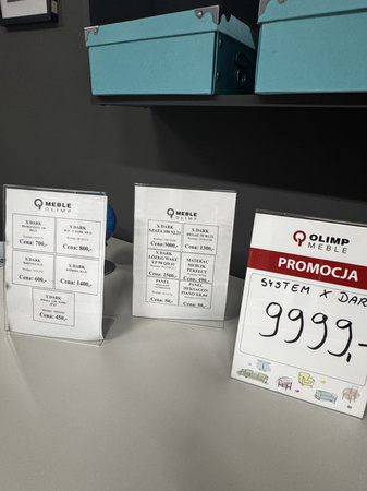 Zestaw mebli do pokoju młodzieżowego X Dark Meblik 