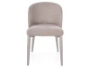 Krzesło tapicerowane beżowe do jadalni Tino