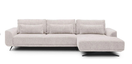 Narożnik modułowy na nóżkach z funkcją wysuwanego siedziska i relaks Misty Wajnert