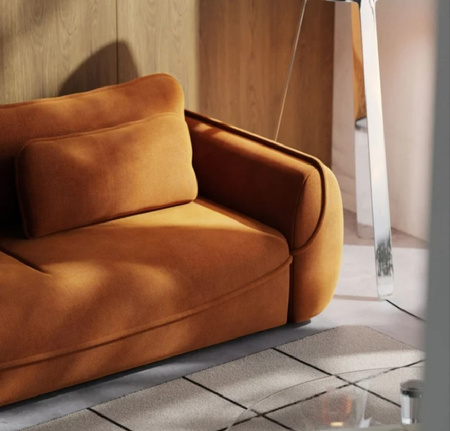 Sofa nowoczesna z funkcją spania do salonu Umea Puszman