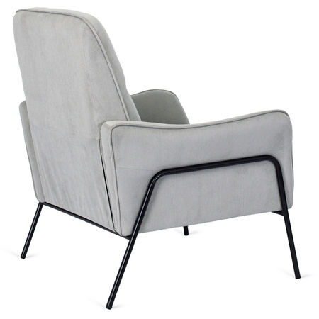 Fotel wypoczynkowy nowoczesny na nóżkach tapicerowany