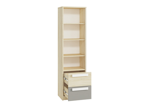 Regał wysoki na książki do pokoju młodzieżowego Drop 05 ML Meble