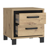 Szafka nocna z szufladami do sypialni Trondheim Forte