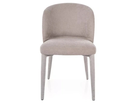 Krzesło tapicerowane beżowe do jadalni Tino