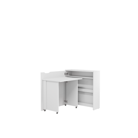 Biurko białe składane lewe Work Concept 