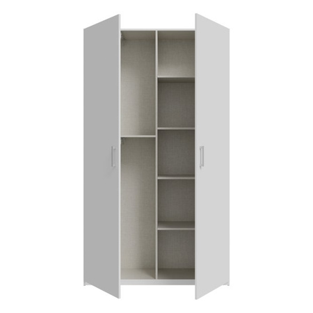 Szafa ubraniowa nowoczesna uchylna 120 cm biała Home Nook Forte 