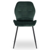 Krzesło do jadalni welurowe pikowane nowoczesne K-453