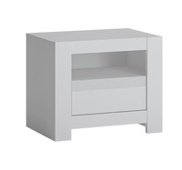Szafka nocna do pokoju młodzieżowego biała Novi Meble Wójcik