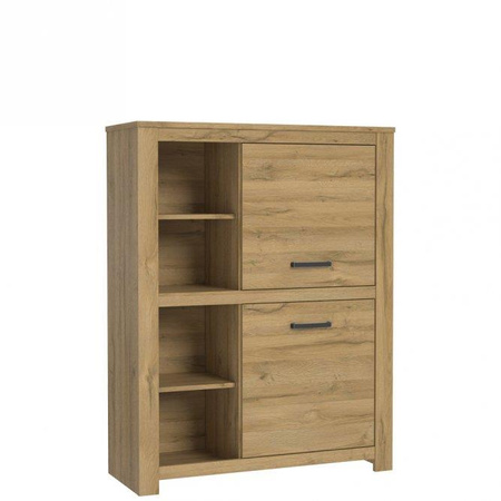 Regał niski z półkami do salonu w stylu klasycznym Havanna Forte