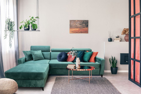 Narożnik modułowy z funkcją spania na nóżkach Smart MP Meble