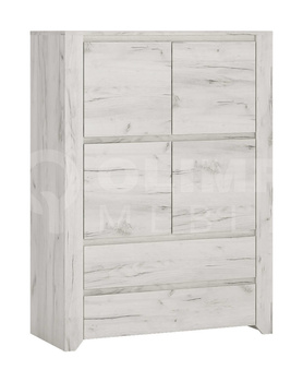 Komoda z szufladami, półkami do pokoju młodzieżowego Angel Meble Wójcik