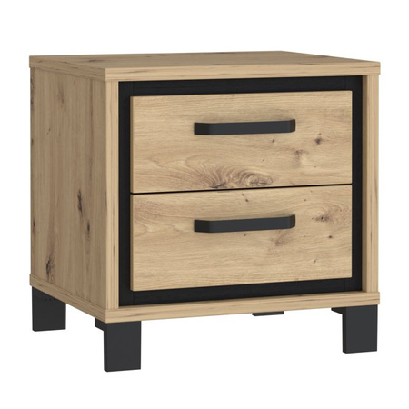 Szafka nocna z szufladami do sypialni Trondheim Forte