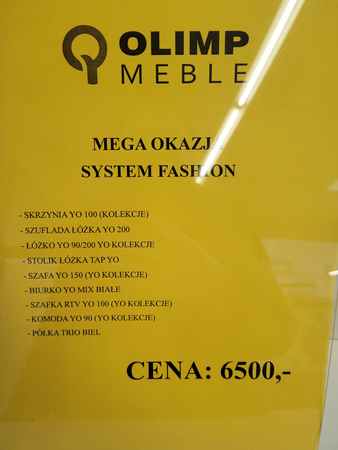 Zestaw do pokoju młodzieżowego kolekcja Fashion Mint Meblik 