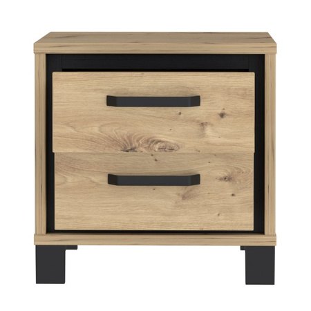 Szafka nocna z szufladami do sypialni Trondheim Forte