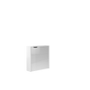 Biurko składane prawe Work Concept Slim biały połysk