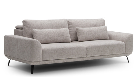 Nowoczesna sofa 3-osobowa na nóżkach z funkcją wysuwanego siedziska Misty Wajnert
