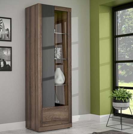 Witryna wysoka do salonu Trass Forte