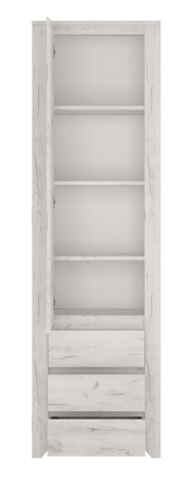 Bieliźniarka wysoka z szufladami do pokoju młodzieżowego Angel Meble Wójcik 