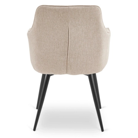 Krzesło beżowe tapicerowane do jadalni Palma 