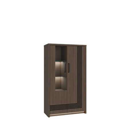 Witryna wysoka podświetlana do salonu Eufemius