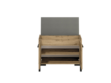 Szafka na buty z siedziskiem i schowkiem Nevio 04