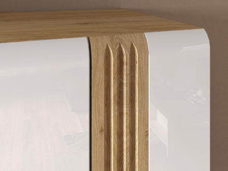 Witryna wysoka z podświetleniem do salonu Adagio 02L