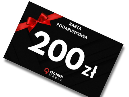 Karta podarunkowa voucher na prezent 200 zł wersja elektroniczna