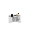 Biurko białe składane lewe Work Concept 