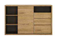 Komoda z szufladami bezuchytowymi do salonu Shetland Meble Wójcik