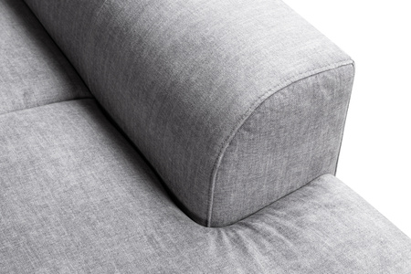 Narożnik szary z funkcją spania i ruchomymi zagłówkami Costa